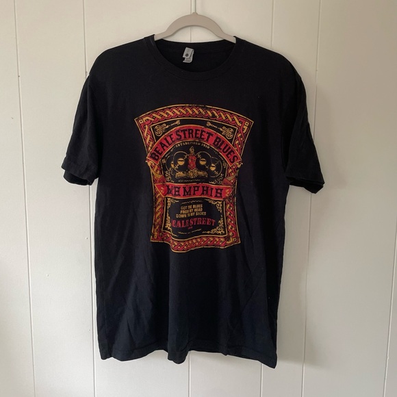 Next Level Apparel Black and Gold Graphic Tee - Picture 1 of 6